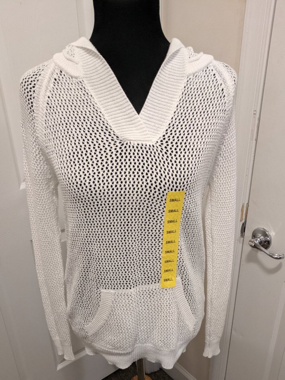 Women's Open Knit Hoodie
